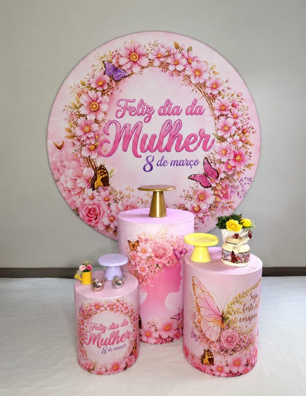 Kit Bronze  - Dia das Mulheres 2 - DLUARTS DECORAÇÕES E EVENTOS