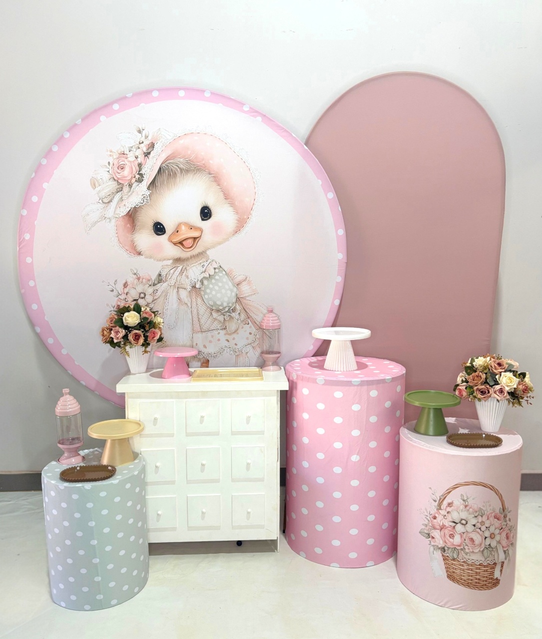 Kit Ouro - Patinha Rosa - DLUARTS DECORAÇÕES E EVENTOS