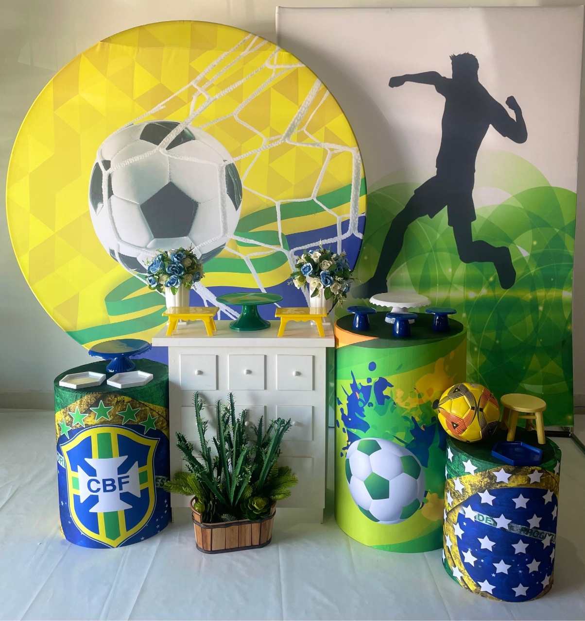 Kit Ouro - Futebol Brasil - DLUARTS DECORAÇÕES E EVENTOS