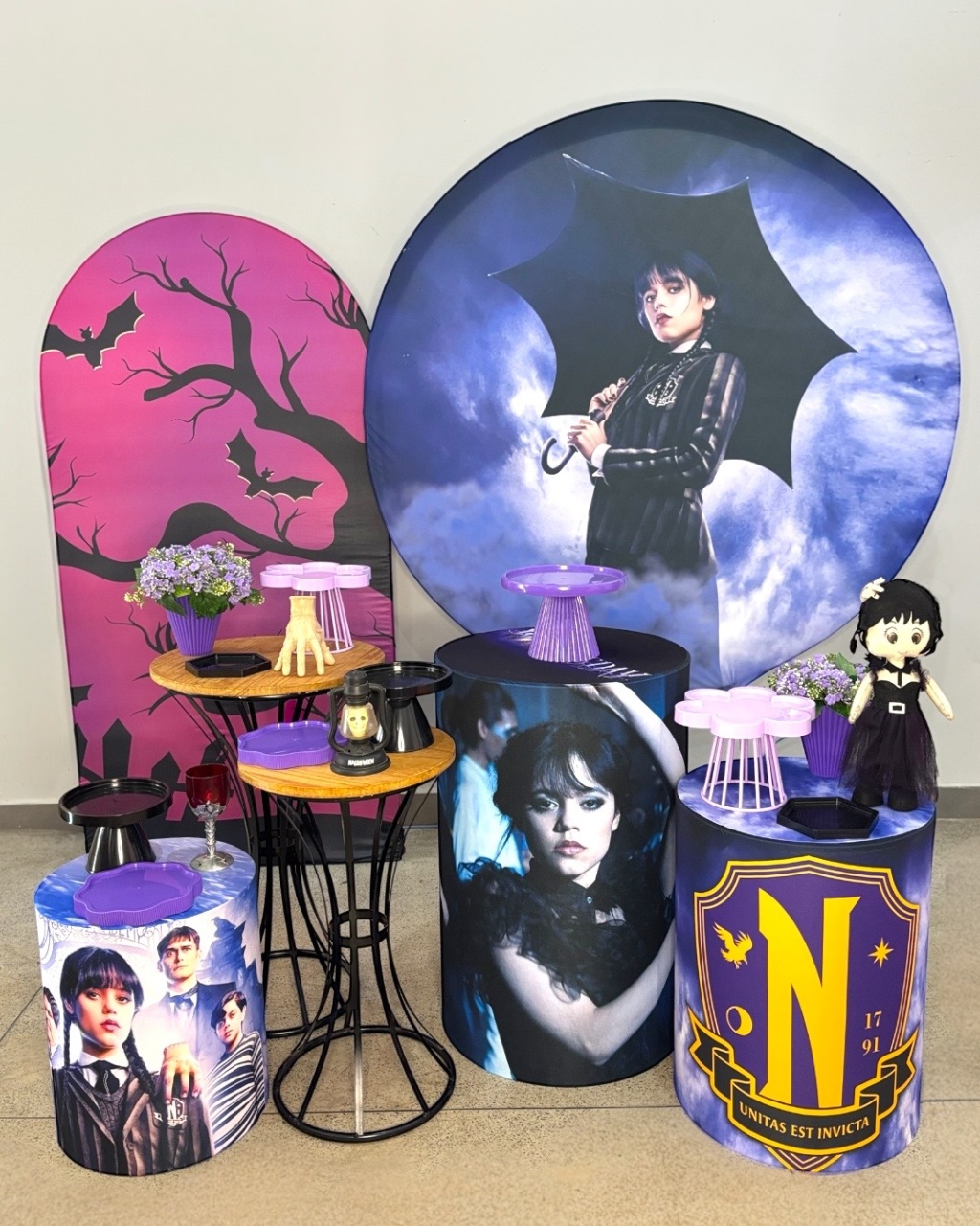 Kit Ouro -Vandinha - DLUARTS DECORAÇÕES E EVENTOS