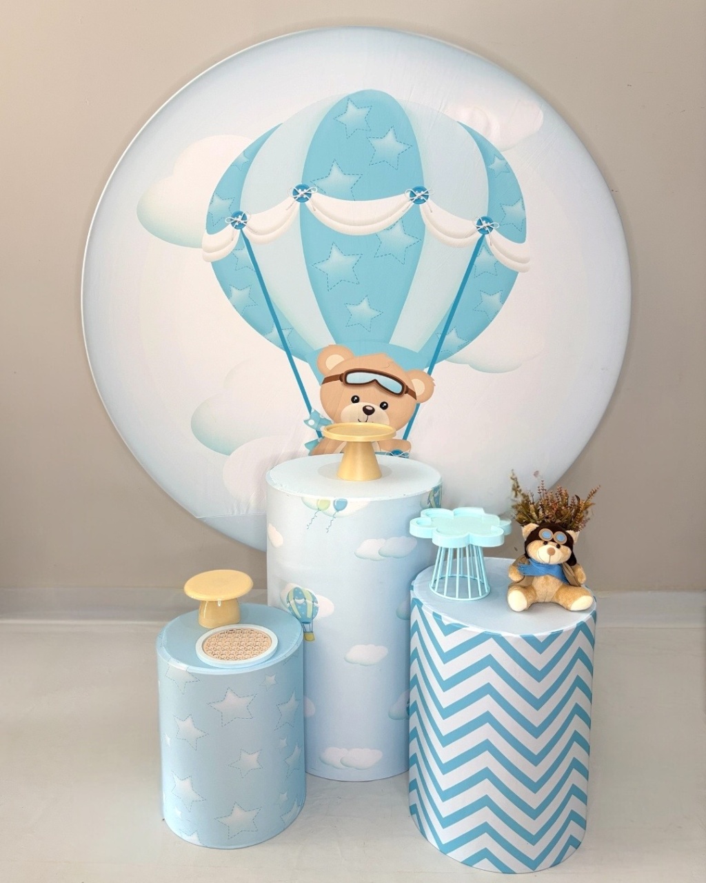 Kit Bronze - Ursinho Baloeiro - DLUARTS DECORAÇÕES E EVENTOS