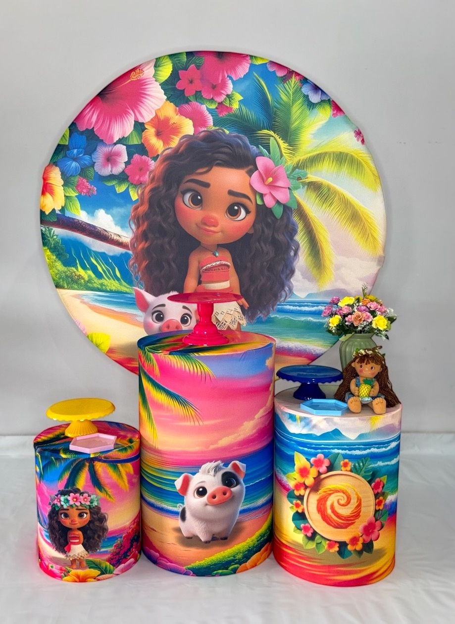 Kit Bronze - Moana Adolescente - DLUARTS DECORAÇÕES E EVENTOS