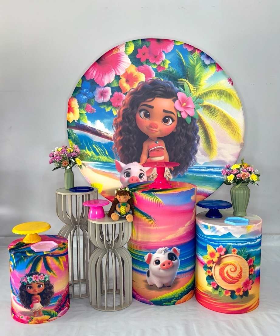 Kit Prata - Moana Adolescente - DLUARTS DECORAÇÕES E EVENTOS
