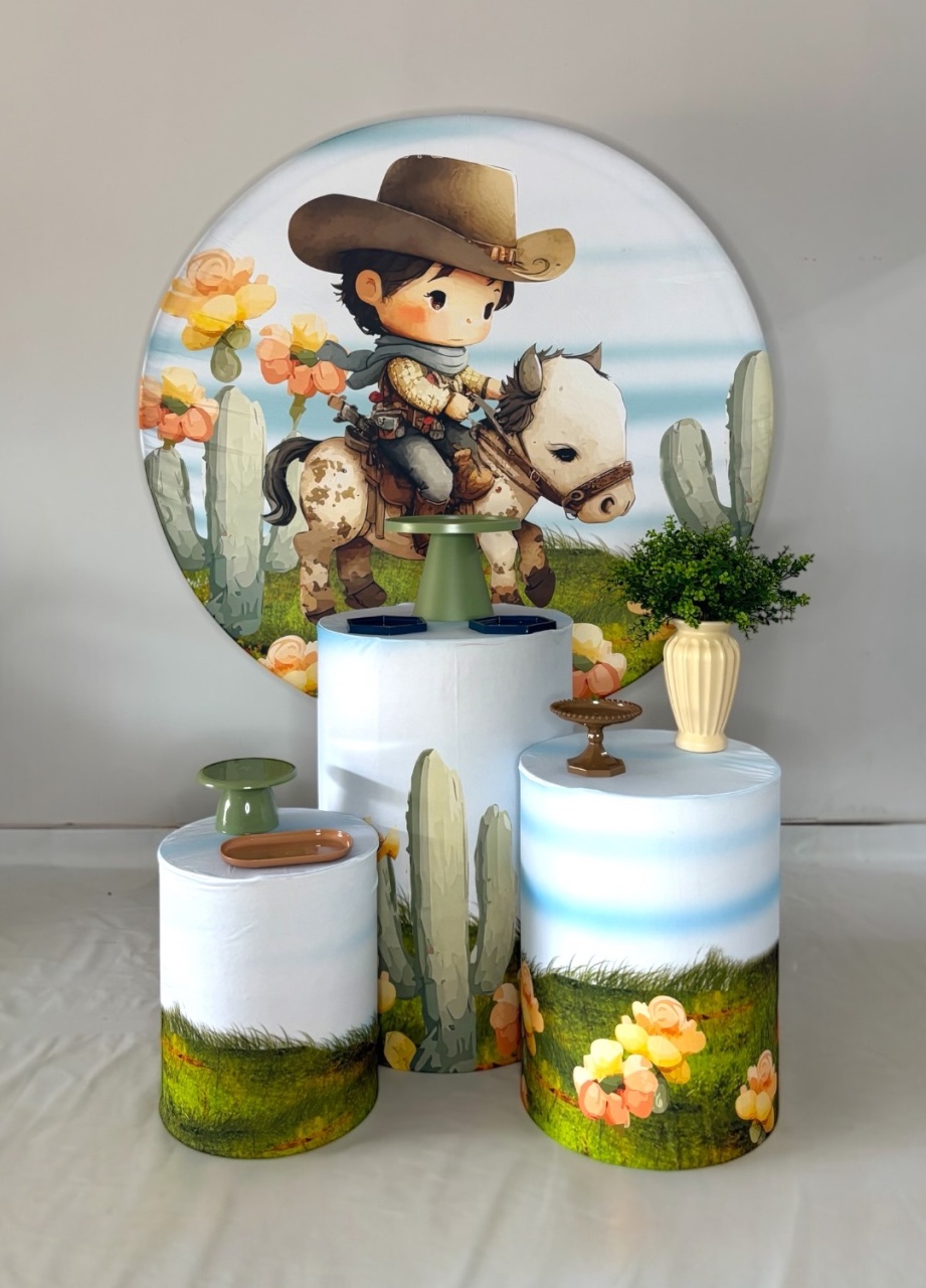 Kit Bronze - Menino Cowboy - DLUARTS DECORAÇÕES E EVENTOS