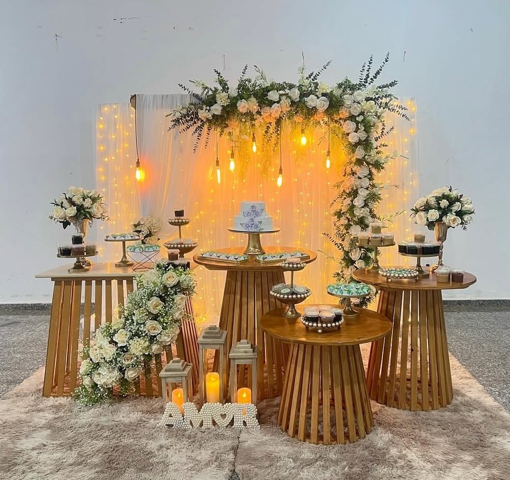 Kit Casamento Luxo - Branco E Verde - DLUARTS DECORAÇÕES E EVENTOS