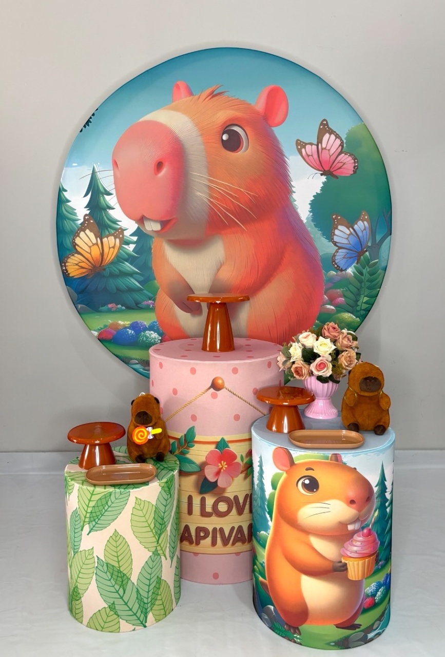 Kit Bronze - Capivara - DLUARTS DECORAÇÕES E EVENTOS