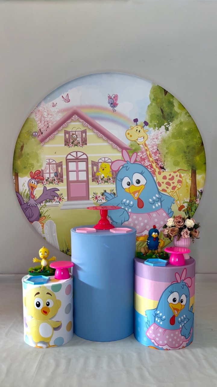 Kit Bronze - Galinha Pintadinha - DLUARTS DECORAÇÕES E EVENTOS