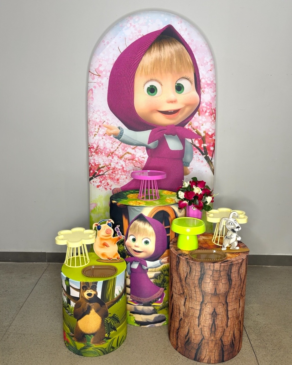 Kit Bronze - Marcha E O Urso - DLUARTS DECORAÇÕES E EVENTOS