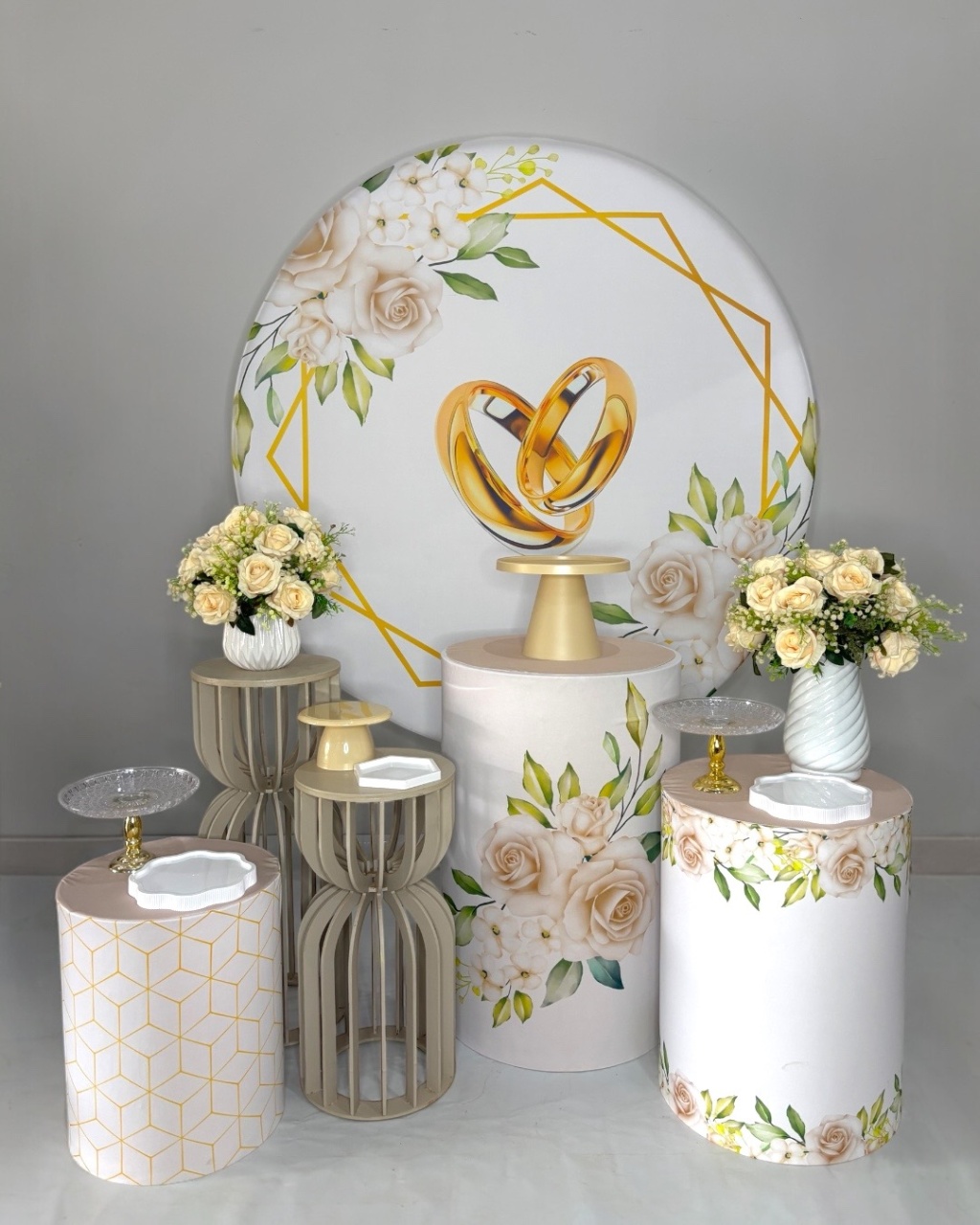 Kit Prata - Noivado - DLUARTS DECORAÇÕES E EVENTOS