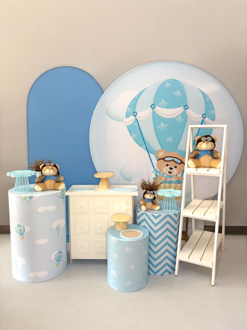 Kit Ouro - Ursinho Baloeiro - DLUARTS DECORAÇÕES E EVENTOS