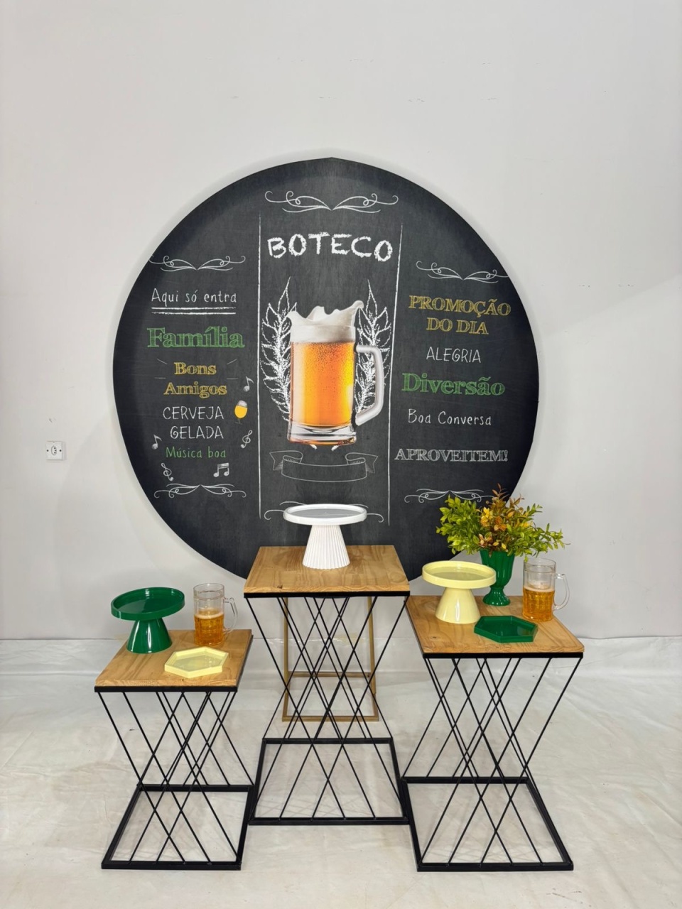 Kit Bronze - Boteco Preto  - DLUARTS DECORAÇÕES E EVENTOS