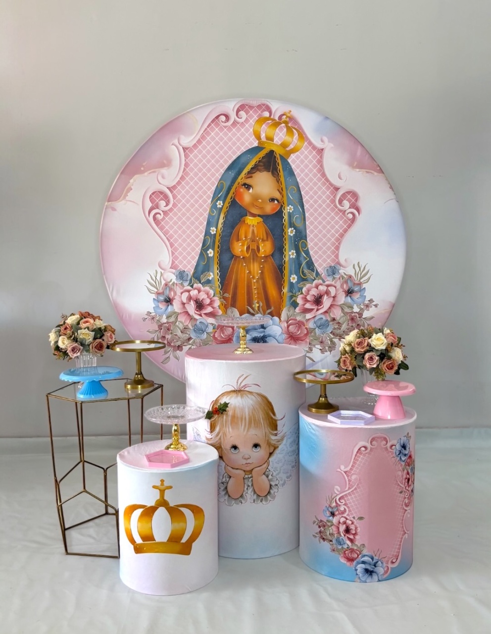 Kit Prata - Nossa Senhora - DLUARTS DECORAÇÕES E EVENTOS
