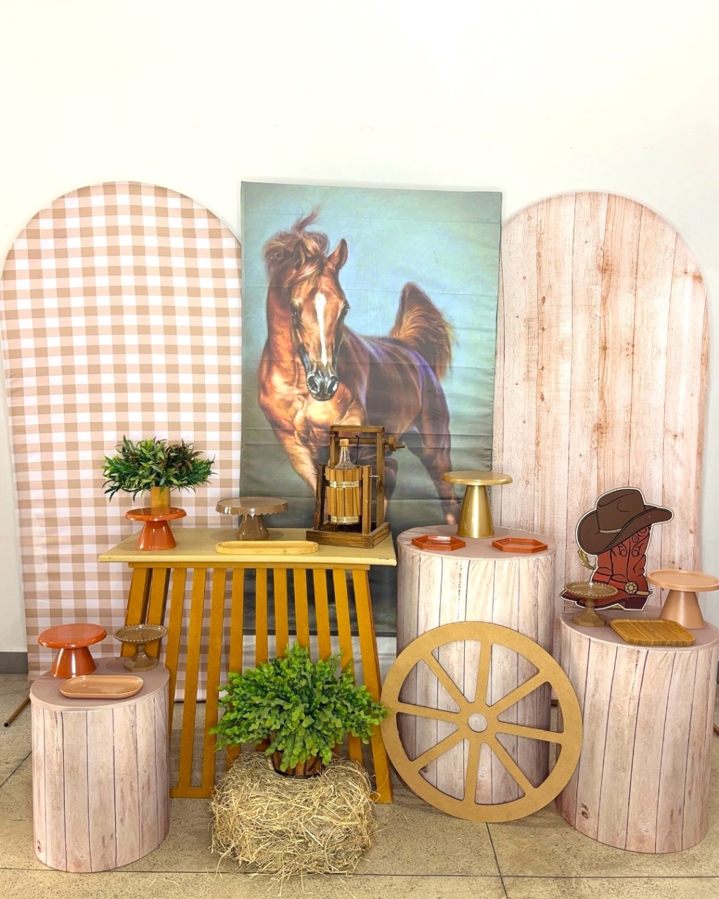 Kit Ouro - Cavalo - DLUARTS DECORAÇÕES E EVENTOS