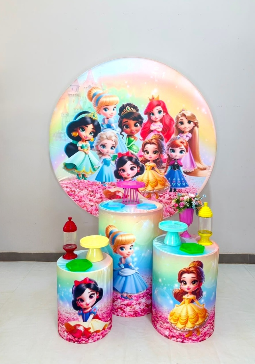 Kit Bronze - Princesas Baby - DLUARTS DECORAÇÕES E EVENTOS