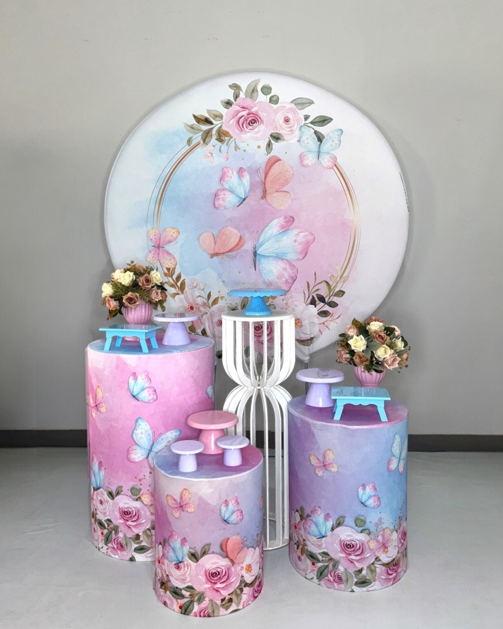 Kit Prata - Borboletas - DLUARTS DECORAÇÕES E EVENTOS