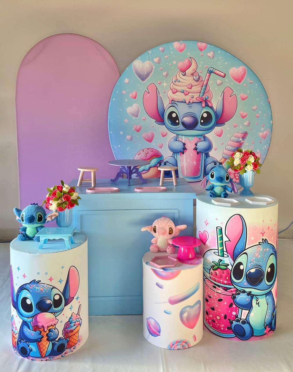 Kit Ouro -Stitch - DLUARTS DECORAÇÕES E EVENTOS