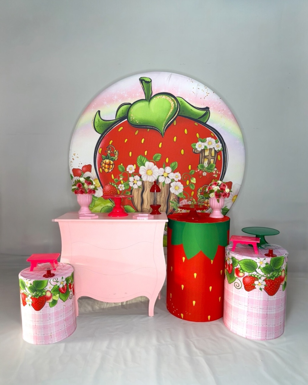 Kit Prata - Moranguinho - DLUARTS DECORAÇÕES E EVENTOS