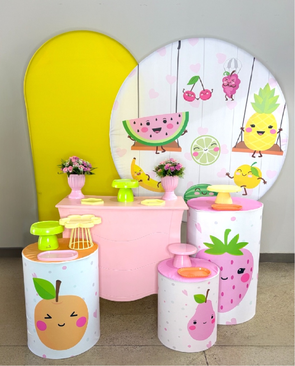 Kit Ouro - Frutinhas  - DLUARTS DECORAÇÕES E EVENTOS