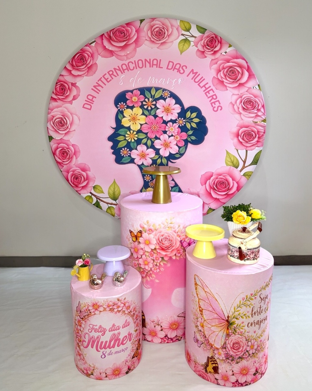 Kit Bronze  - Dia das Mulheres 2 - DLUARTS DECORAÇÕES E EVENTOS