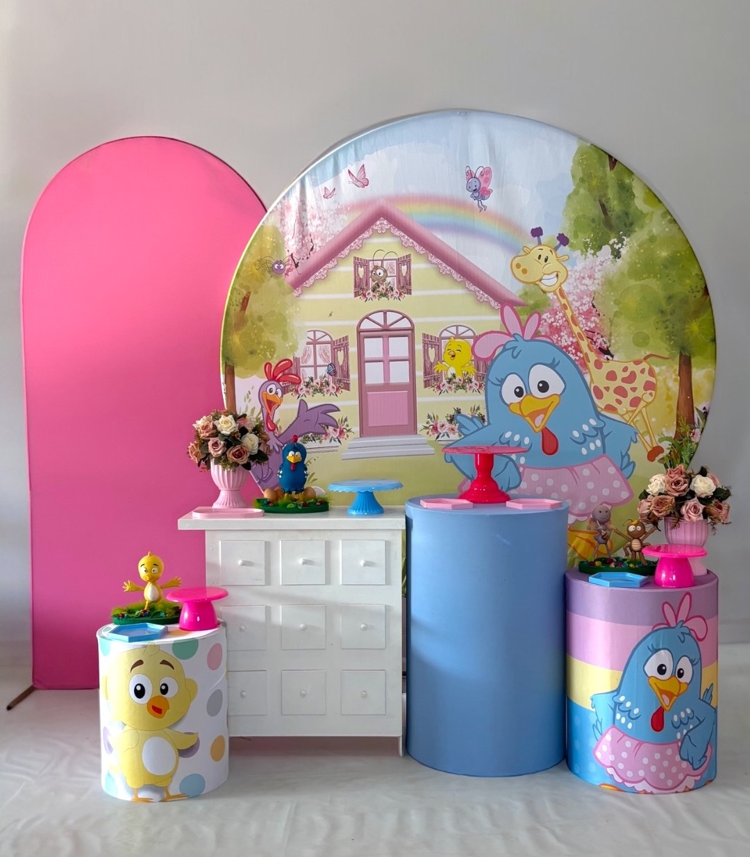Kit Ouro - Galinha Pintadinha - DLUARTS DECORAÇÕES E EVENTOS