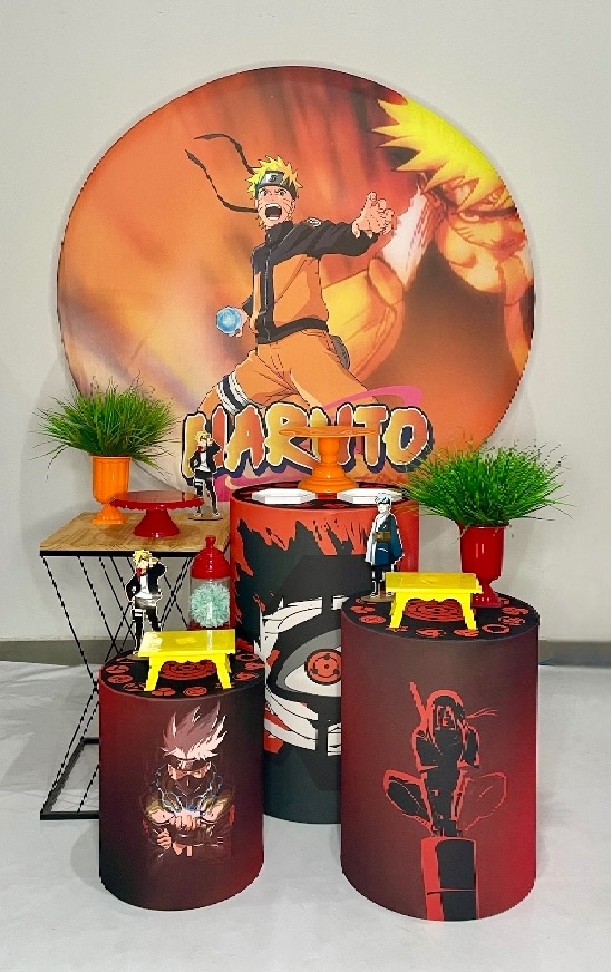 Kit Prata - Naruto - DLUARTS DECORAÇÕES E EVENTOS