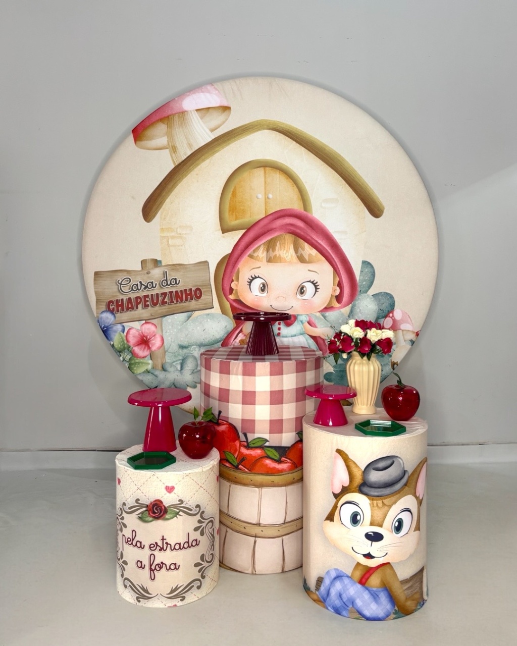 Kit Bronze - Chapelzinho Vermelho 2 - DLUARTS DECORAÇÕES E EVENTOS