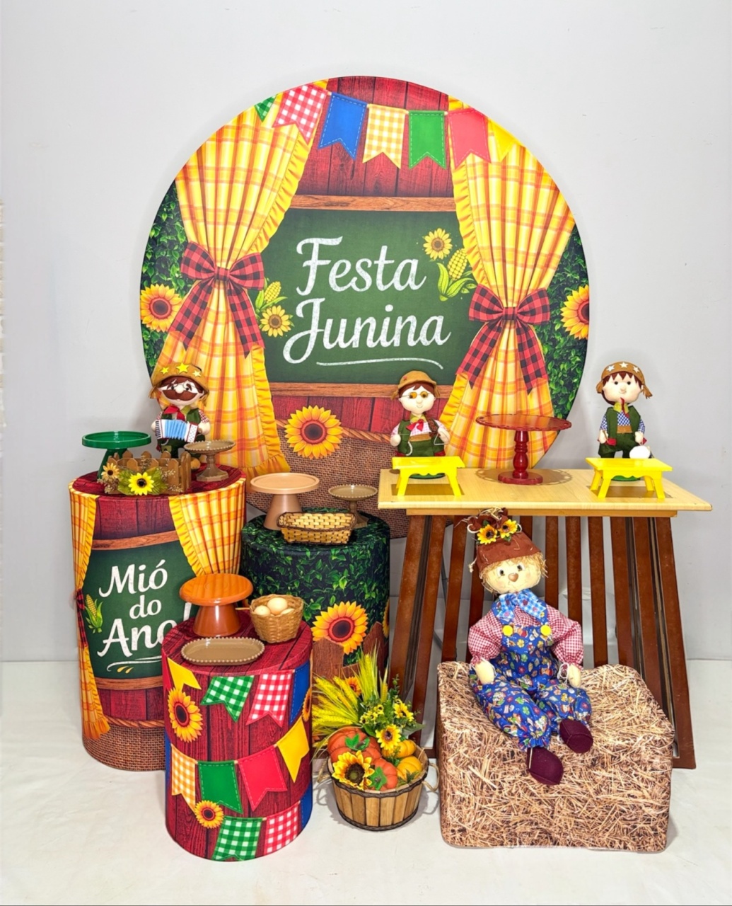 Kit Prata - Festa Junina 3 Murro Ingles - DLUARTS DECORAÇÕES E EVENTOS
