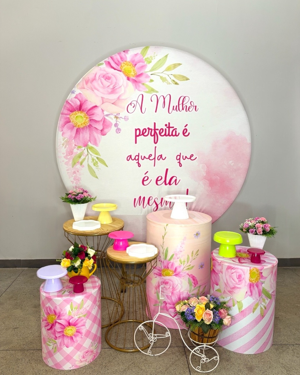Kit Prata - Dia das Melheres 1 - DLUARTS DECORAÇÕES E EVENTOS