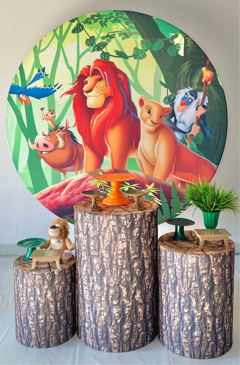 Kit Bronze -Rei  Leão  - DLUARTS DECORAÇÕES E EVENTOS
