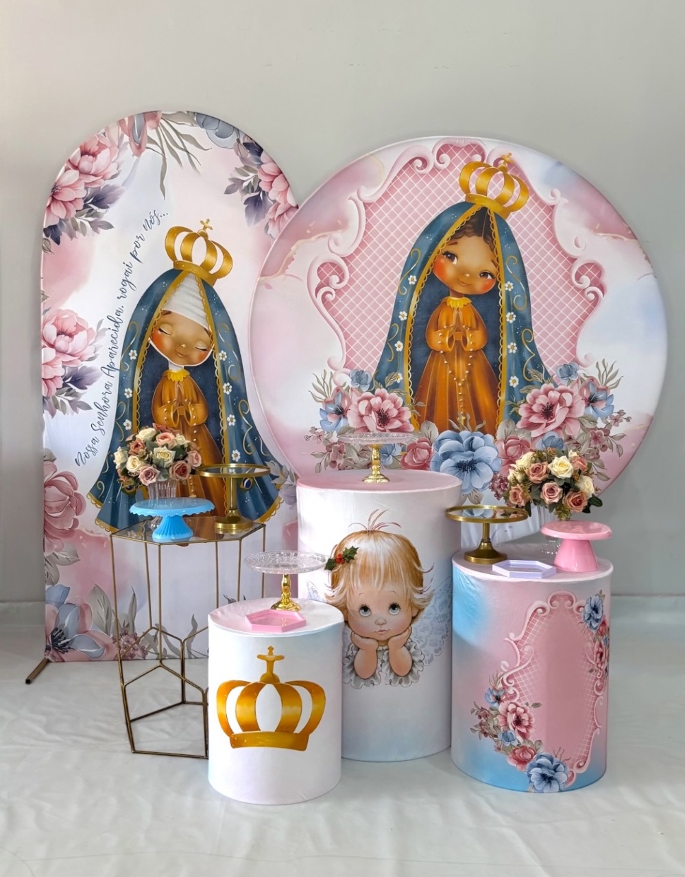 Kit Ouro - Nossa Senhora  - DLUARTS DECORAÇÕES E EVENTOS