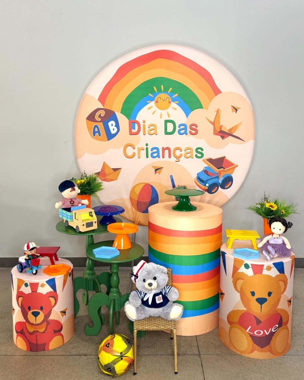 Kit Prata - Dia das Crianças - DLUARTS DECORAÇÕES E EVENTOS