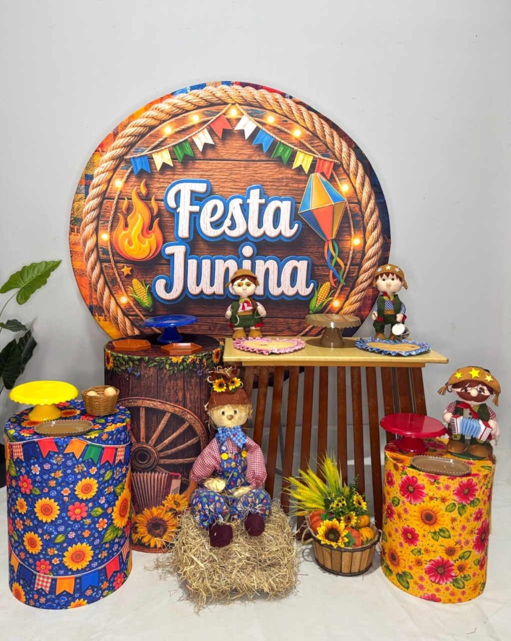 Kit Prata - Festa Junina 2 Corda - DLUARTS DECORAÇÕES E EVENTOS