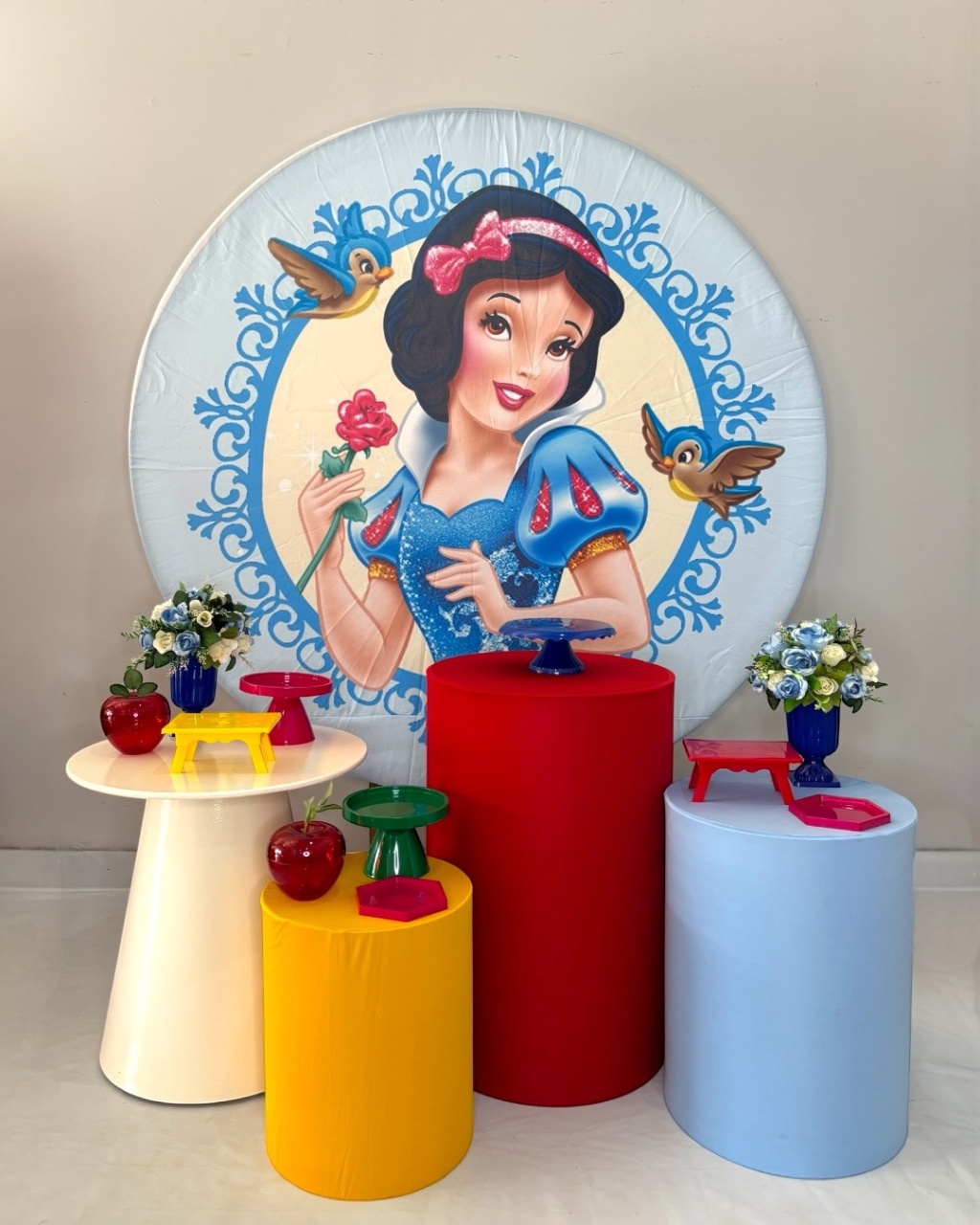 Kit Prata 1 - Branca de Neve  - DLUARTS DECORAÇÕES E EVENTOS