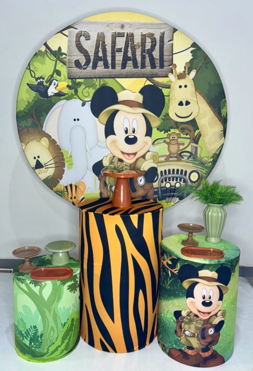 Kit Bronze - Safari Do Mickey - DLUARTS DECORAÇÕES E EVENTOS