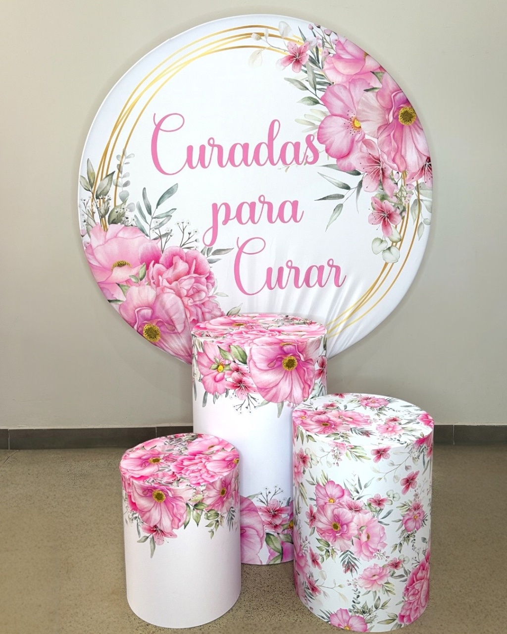 Capas de Painel E Cilindros - Curadas Para Curar - DLUARTS DECORAÇÕES E EVENTOS