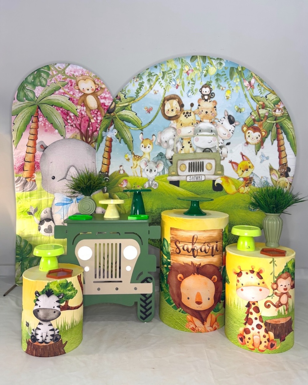Kit Ouro - Safari Verde - DLUARTS DECORAÇÕES E EVENTOS