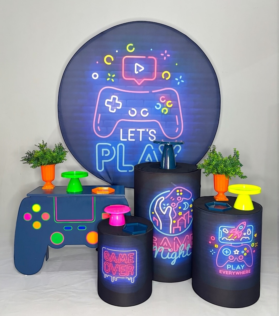 Kit Prata - Game - DLUARTS DECORAÇÕES E EVENTOS