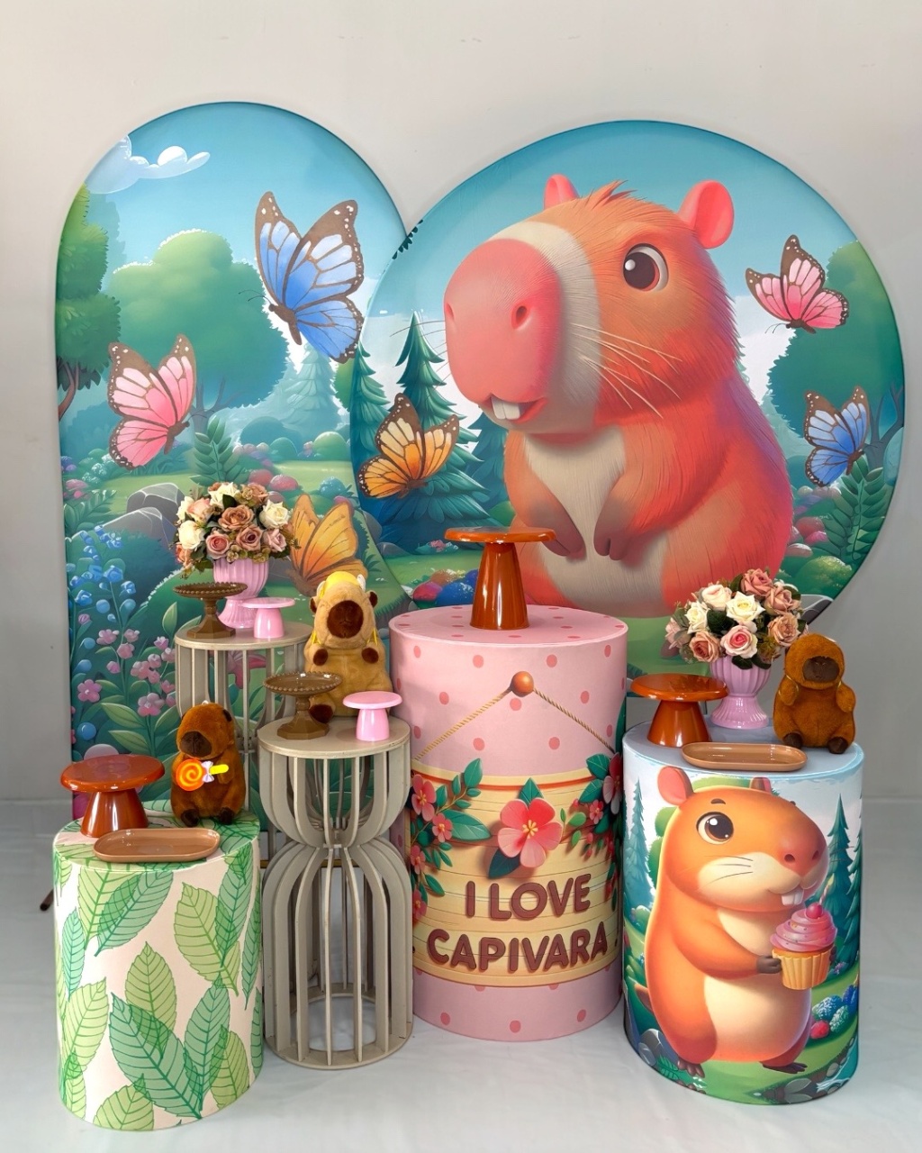 Kit Ouro - Capivara - DLUARTS DECORAÇÕES E EVENTOS