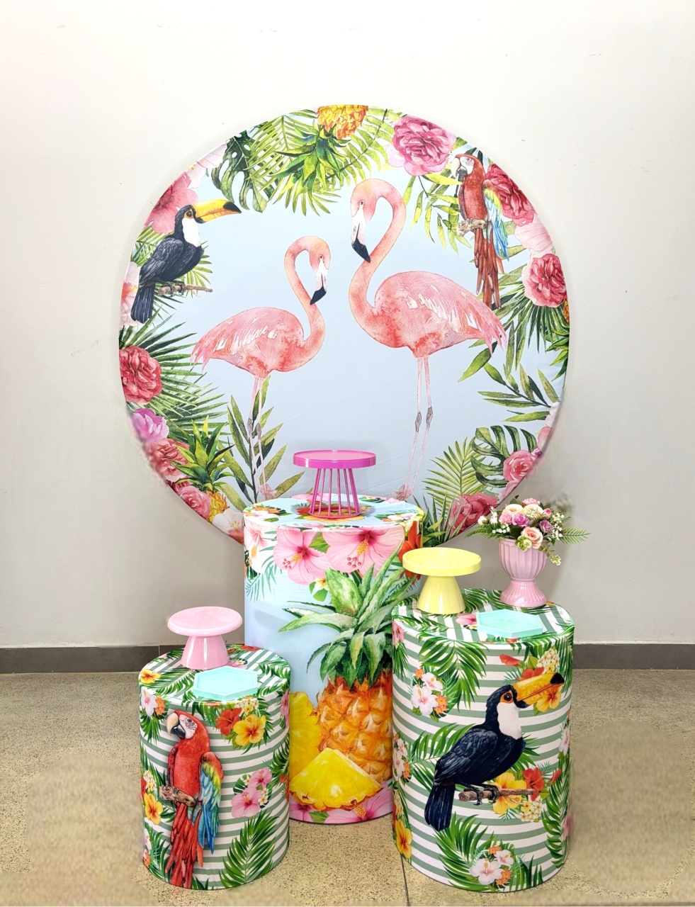 Kit Bronze- Flamingo  - DLUARTS DECORAÇÕES E EVENTOS