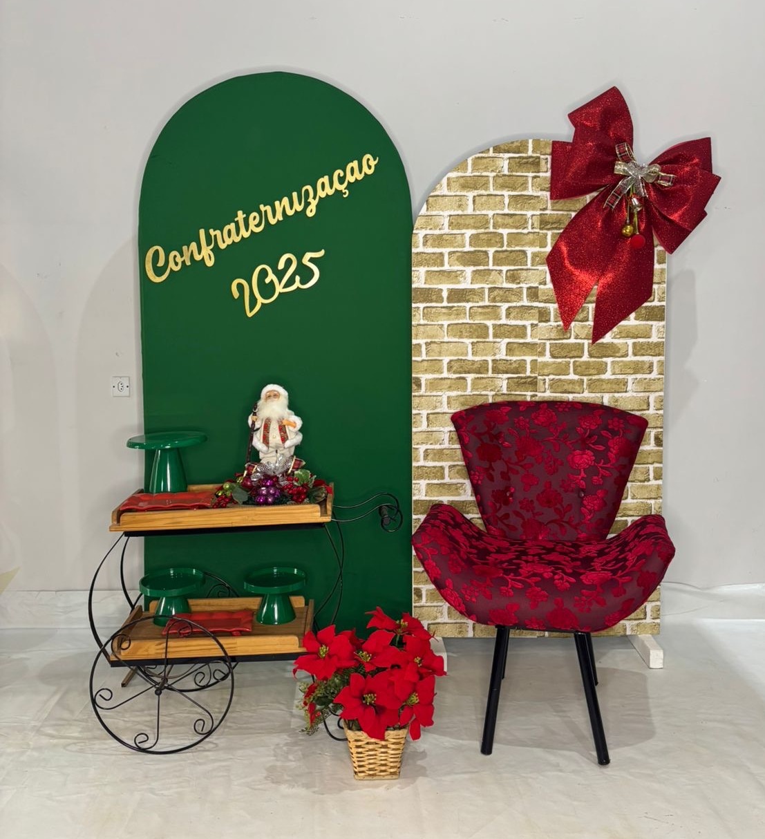 Kit Confraternização 2025 Verde - Composição  - DLUARTS DECORAÇÕES E EVENTOS