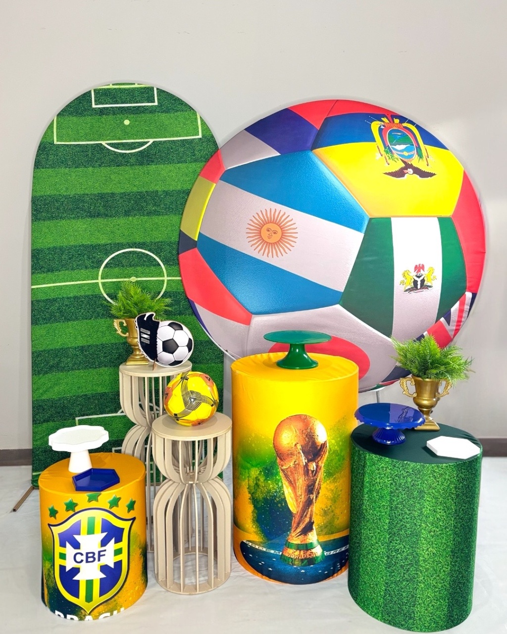Kit Ouro - Futebol Seleções - DLUARTS DECORAÇÕES E EVENTOS