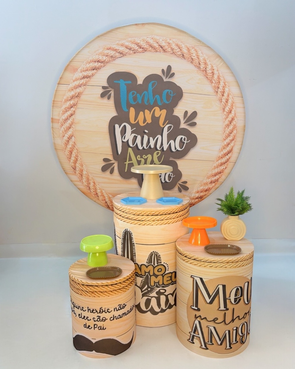 Kit Bronze - Dia dos Pais Nordestino - DLUARTS DECORAÇÕES E EVENTOS