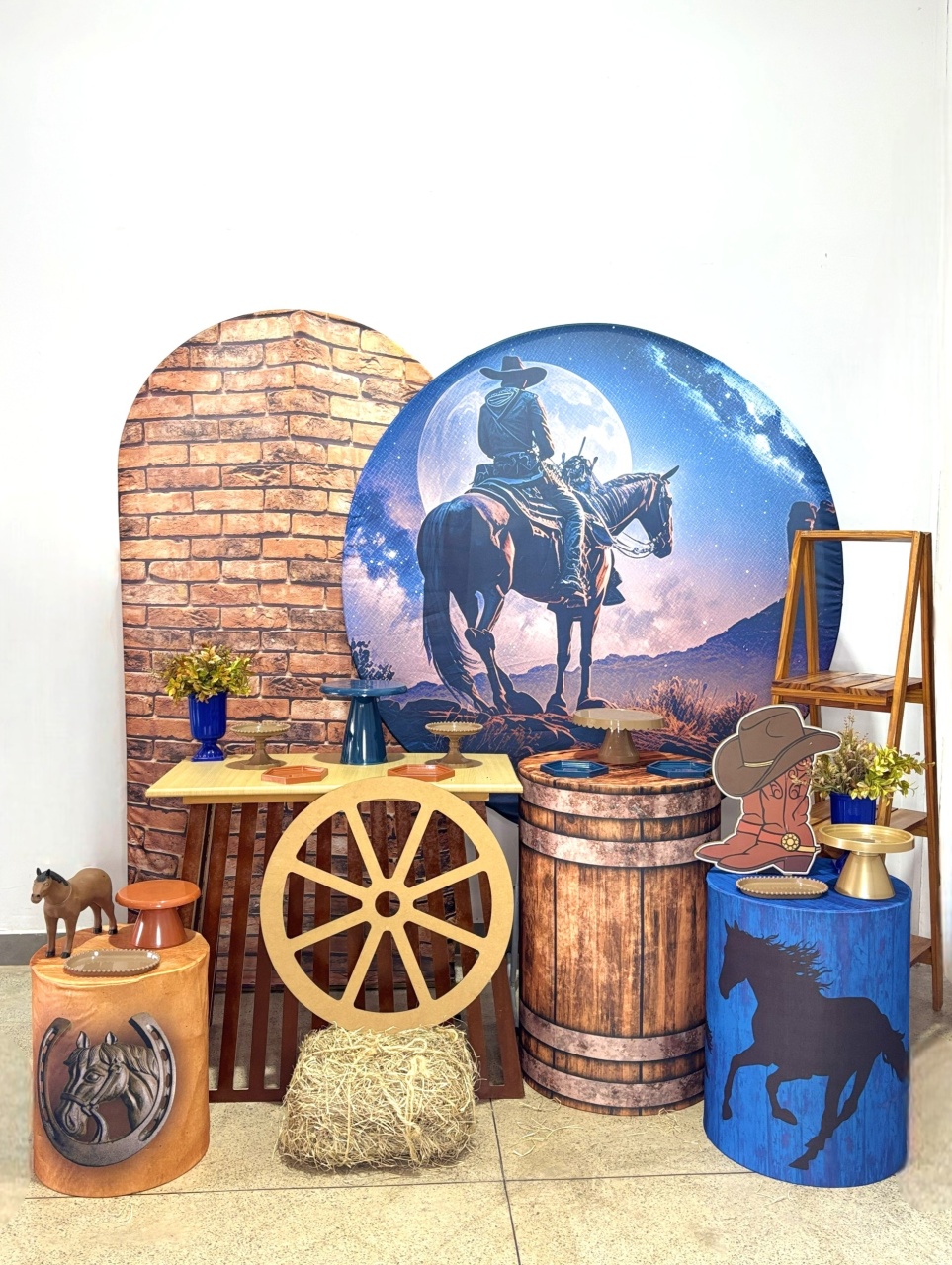 Kit Ouro - Cavalo 2 - DLUARTS DECORAÇÕES E EVENTOS