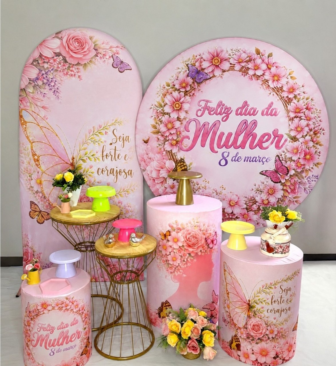 Kit Ouro - Dia das Mulheres  2 - DLUARTS DECORAÇÕES E EVENTOS