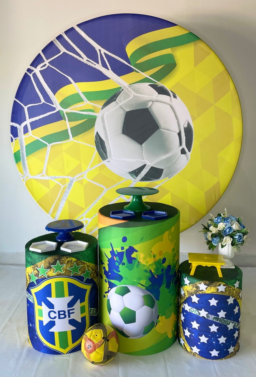 Kit Bronze - Futebol Brasil - DLUARTS DECORAÇÕES E EVENTOS