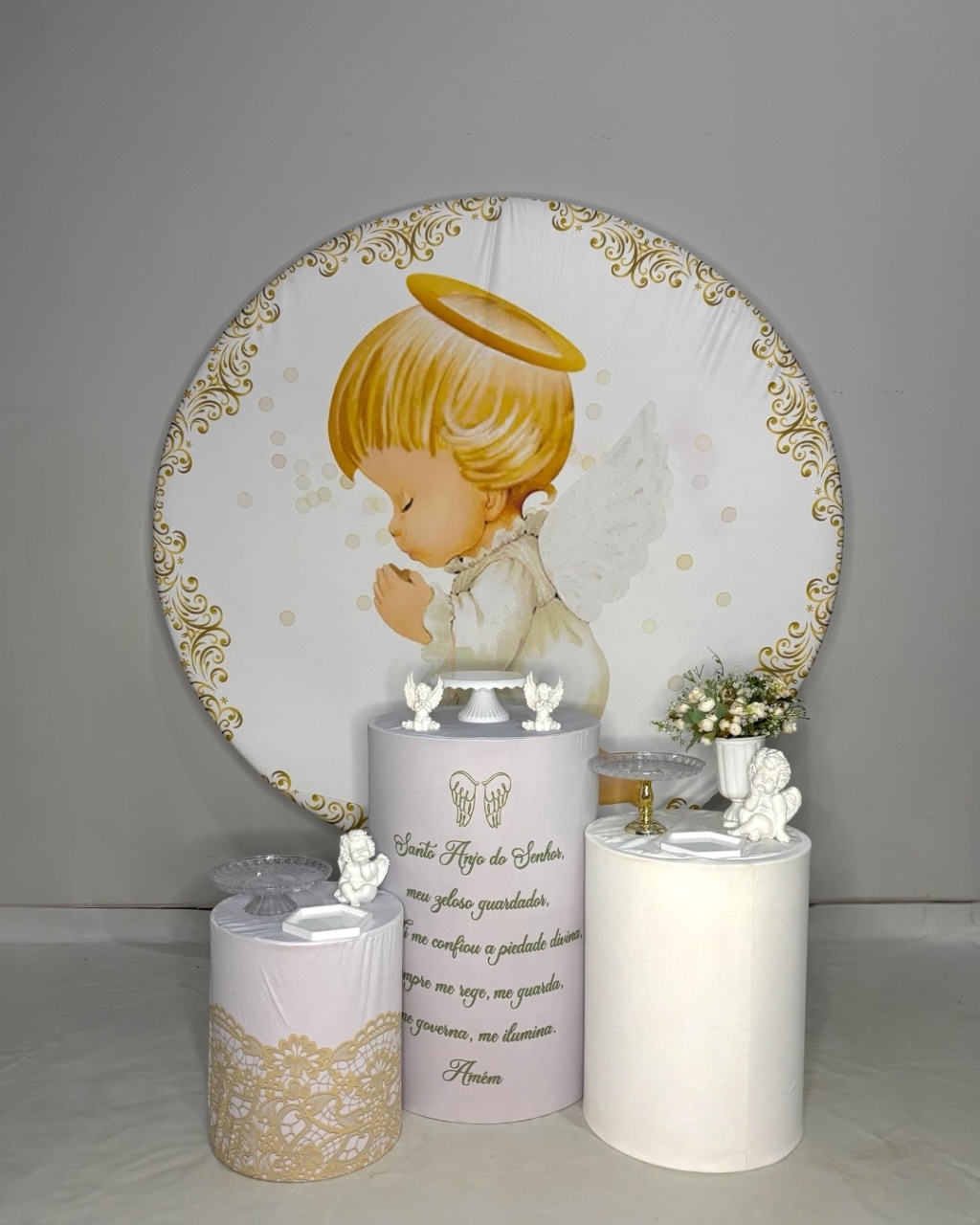 Kit Bronze - Batizado Menino - DLUARTS DECORAÇÕES E EVENTOS