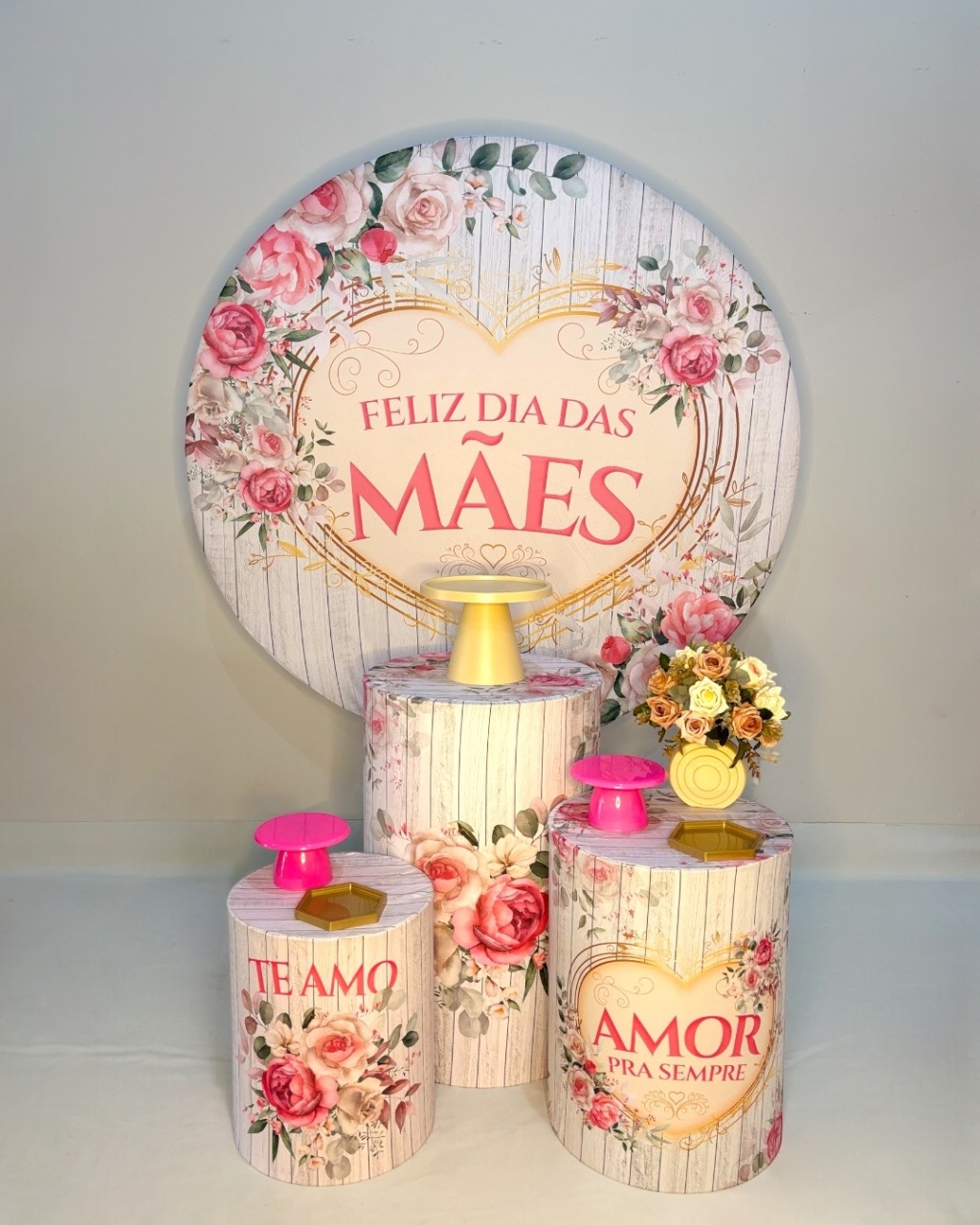 Kit Composição 1 - Dia das Mães Rústico - DLUARTS DECORAÇÕES E EVENTOS