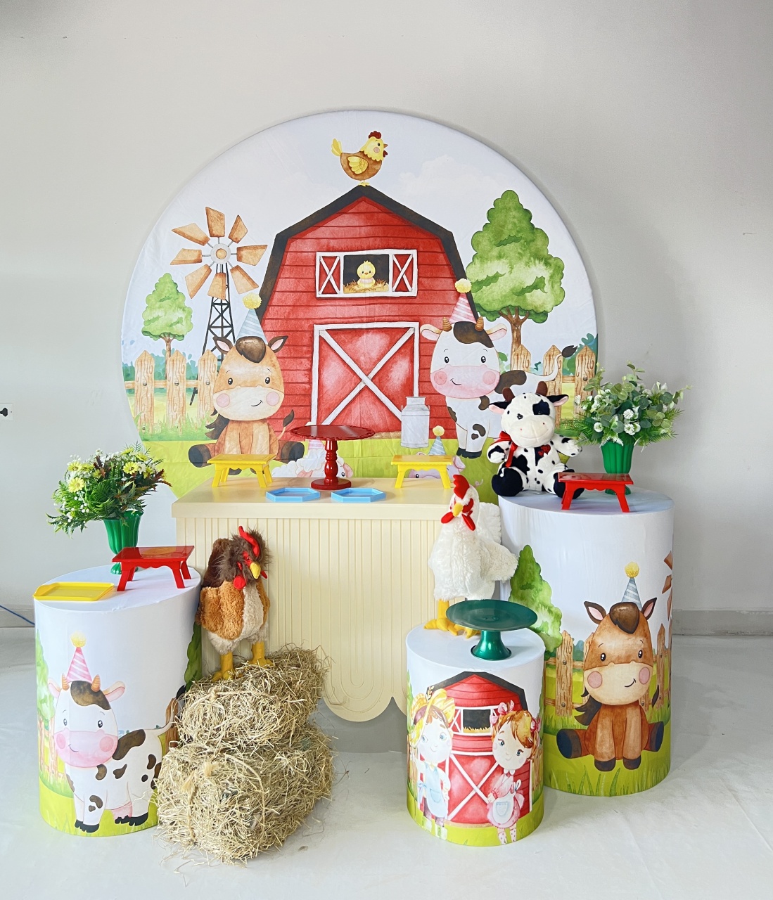 Kit Prata - Fazendinha Verde - DLUARTS DECORAÇÕES E EVENTOS