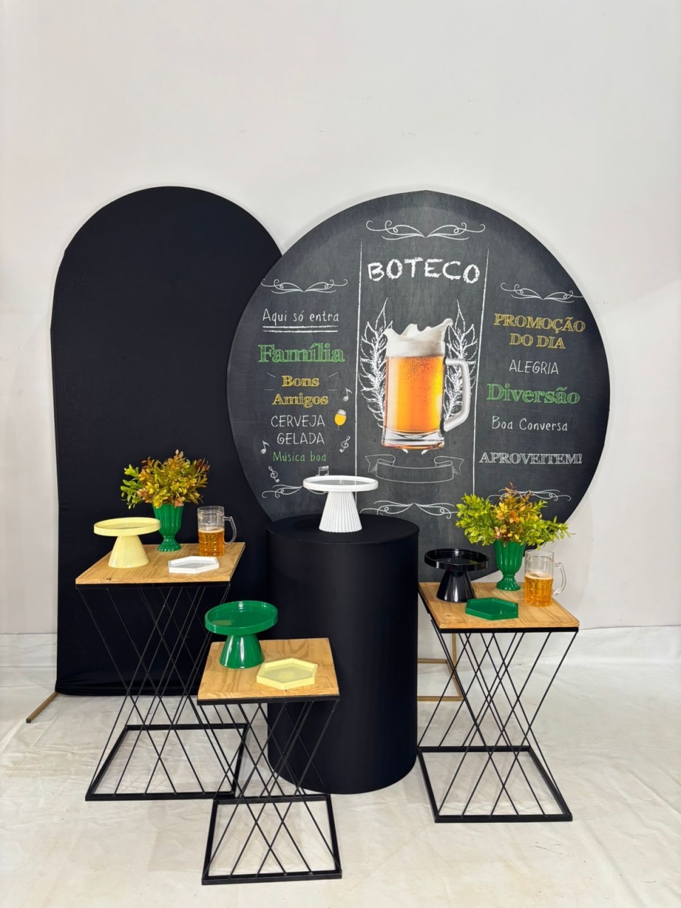 Kit Ouro - Boteco Preto - DLUARTS DECORAÇÕES E EVENTOS