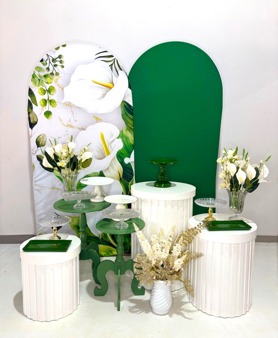 Kit Composição - Flor Copo de Leite - DLUARTS DECORAÇÕES E EVENTOS